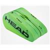 Head Tour Racquet Bag Xl Sg Borsone Tennis Verde Fluo