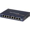 Netgear GS108GE switch di rete Non gestito Gigabit Ethernet (10/100/1000) Blu, Interruttore - GS108GE