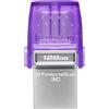 Kingston DataTraveler 128GB microDuo 3C 200MB/s dual USB-A + USB-C, Chiavetta USB - DTDUO3CG3/128GB