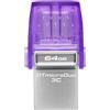 Kingston DataTraveler 64GB microDuo 3C 200MB/s dual USB-A + USB-C, Chiavetta USB - DTDUO3CG3/64GB