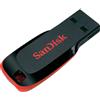 SanDisk Cruzer Blade unità flash USB 64 GB USB tipo A 2.0 Nero, Rosso, Chiavetta USB - SDCZ50-064G-B35