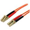 StarTech.com Cavo patch duplex in fibra multimodale 50/125 3 m LC - LC - 3 m - OM2 - LC - LC - Maschio/Maschio - Arancione - 50FIBLCLC3