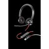 HP Poly Cuffie stereo Blackwire 3320 USB-C + adattatore USB-C/A nero (8X220AA) - 8X220AA