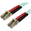 StarTech.com Cavo Fibra Ottica patch Multimodale LC a LC Duplex 50/125 OM4 - 10m - 10 m - LSZH - OM4 - LC - LC - Aqua - 450FBLCLC10