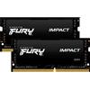 Kingston FURY FURY 32GB 3200MT/s DDR4 CL20 SODIMM (Kit of 2) Impact, Memoria - KF432S20IBK2/32