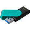 Kingston DataTraveler 128GB Portable USB 3.2 Gen 1 Exodia S (Nero/Turchese), Chiavetta USB - DTXS/128GB