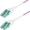 StarTech.com 30m (98.4ft) LC/LC (UPC) OM4 Multimode Fiber Optic Cable - Patch-Kabel - ├¿ stata ripetuta per mancanza di un testo - OM4RLCLC30M