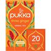 Pukka Three Ginger Tisana Biologica allo Zenzero Digestiva, 20 Filtri | Per dopo i pasti: un gusto deciso e speziato in ogni tazza, naturalmente senza caffeina, da coltivazione biologica