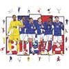 Iconic Puzzles - Francia, 6 giocatori, Puzzle di Legno con licenza ufficiale della nazionale, 100% sostenibile, regalo per adulti e bambini, taglia S, 150 Pcs