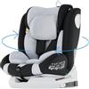 Babify Onboard Seggiolone Auto Isofix I-Size per Bambini da 0 Mesi - 12 Anni, 40-150cm, Seduta Auto Bimbi Regolabile e Reclinabile, rotazione di 360º, Gruppo 0, 1, 2, 3