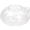 Folosem Bacino in metallo argentato da 15,2 cm, adatto per aspirapolvere Rainbow E2 tipo 12, connettore di accoppiamento, trasparente, accessorio per aspirapolvere