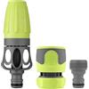 Flexzilla HFZP1425YW2-D - Kit di 3 ugelli con raccordi rapidi, ZillaGreen
