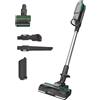Hoover HF9 Scopa Elettrica Senza Fili, Ricaricabile, 350W, Autonomia 60 min, Doppia Batteria, Spazzola Antigroviglio, Display Led, Verde/Grigio, Garanzia 5 Anni, 39400997