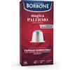 Borbone 10 Capsule in Alluminio Caffè Borbone Magica Palermo compatibili Nespresso