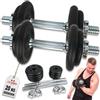 C.P. Sports in ghisa - Set di manubri 20 kg manubri, manubri - Set di manubri 2 X manubri con Dischi