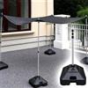 QHZYMX 1 Set Di Pali Supporto In Tessuto Parasole Nera/blu/rossa/verde/bianca | Palo Per Tettoia Telescopico Da 30 Kg / 66 Libbre, 60 Kg / 132 Libbre, Pali Per Tenda Robusti