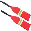 GLEAVI 2 Pezzi Bandiera di Sicurezza Riflettente, Alta visibilità | Arancione, Tessuto Oxford e Nastro Riflettente, Aggancio Rapido, per Canoe e Biciclette