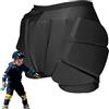 Generic Pantaloncini protettivi per i fianchi, morbidi e spessi, protettivi | Cuscinetti protettivi 3D per pattinaggio su ghiaccio, pattinaggio, skateboard, snowboard, sci