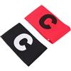 Uonlytech 8 Pezzi Bracciale da Capitano in Nylon Elastico, Rosso Nero | Leggero e Comodo da Indossare, per Allenatori e Capitani, su Divise e Braccio Superiore Colore Casuale
