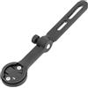 FACULX Bicicletta Tachimetro Staffa Extender Alluminio 35g | Costruzione in lega di alluminio, resistente agli urti, tiene saldamente la luce della fotocamera, finitura nera, peso 35 g