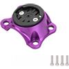 FACULX Supporto Computer Bici in Alluminio 55mm | Alluminio CNC lavorato, per rigidità, durata superiore, per carichi pesanti, montaggio preciso