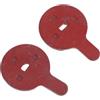 TOYANDONA Pastiglie Freno Semi-metalliche Arancia per Bici, Disco Meccanico | Ricambio Rapido, Alta Potenza Frenante, Superficie Resistente All'usura, per Discese e Tragitti Quotidiani
