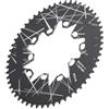 Aurgiarme Corona ovale 110/130BCD in lega di alluminio ad alta resistenza 52T/54T/56T/58T/60T stretta larga per bici pieghevoli da strada