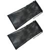 UPKOCH 2 Pezzi Borsa a Rete Coulisse per Maschera da Snorkeling, Nero | Nailon Leggero, Costruzione a Rete, Interno Spazioso, Asciugatura Rapida, per Mare e Ponte Barca
