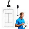 dowuiii Portablocco portatile per allenamento e allenamento da pallavolo | Tavola per esercizi per sport con la palla, lavagna tattica multisport e scoreboard, badminton, pickleball e