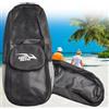 FACULX Grande borsa a rete per pinne maschera snorkeling attrezzatura nera | Ampio scomparto principale, adatto per pinne full size, maschera, boccaglio, rete di nylon, colore nero
