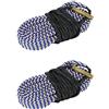 Rainbow_Road Kit di 2 Bore Snake, corda a forma di serpente adatta alla pulizia delle canne di fucili da caccia, carabine e pistole calibro 338