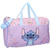 Disney Borsa sportiva e da viaggio Stitch Spring Smiles, 24 x 40 x 19 cm