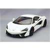 Autoart 76041 1/18 McLAREN 570S Bianco Nero Ruote Modellino Auto Da Giappone