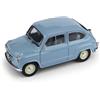 BRUMM R247-04 1/43 FIAT 600 1A Serie 1955 Azzurro Cenere Vettura Da Giappone