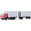 herpa HE83SSM7030 1:43 Autocarro KAMAZ-53212 con rimorchio GKB-8350 Resina