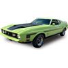 Sunstar Sun Star 3638 1:18 Ford Mustang MACH 1 1971 Modello Auto Diecast Lime Verde