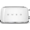 SMEG TOASTER 2X4 50´STYLE WHITE TSF02WHEU