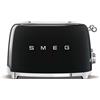 SMEG TOASTER 4X4 50´STYLE BLACK TSF03BLEU