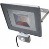 BAKAJI Faro LED 50W Luce Alta Luminosita 4500lm Faretto esterno con Sensore Movimento
