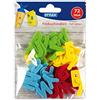 Stylex 46458 - Lettere in Feltro, con ABC, 72 Pezzi Assortiti in Diversi Colori, Ideali per Artigianato, Decorazione da Tavolo e per l'inizio della Scuola