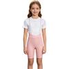 Yruioon Bambini Pantaloncini Bici Salopette Corta Corsa Bib Shorts Ciclismo | Leggero,Sospensori Regolabili,Traspirante,Ciclismo Competitivo,Training,Passeggiata In Bicicletta,Fitness,Cosplay,Club