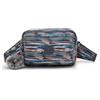 Kipling Abanu Multi Borsa a Tracolla, Borsa a Spalla Multi-Scomparto Leggera con Chiusure a Zip Sicure, Tracolla Regolabile & Organizer da Viaggio - Mineral Stripes