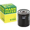 Mann Filter MANN-FILTER, W 7058 Filtro olio | Per Autovetture, Massime prestazioni filtranti, Protezione motore, Guarnizione alta qualità, Qualità originale OE