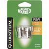 Quantum Energy Magneti Marelli R5W coppia di lampadine auto LED 4SMD 12V attacco BA15s