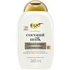 OGX Balsamo Nourishing + Coconut Milk, Balsamo capelli secchi con Latte e Olio di Cocco e Proteine del Latte, Trattamento districante capelli per una chioma morbida, luminosa e sana, 385 ml