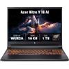 Acer Nitro V 16 AI | Notebook Gaming | AMD Ryzen™ 7 | RTX 5050 | 16GB | 1TB | 16" WUXGA IPS 180 Hz | AMD Ryzen™ 7 260 | NVIDIA RTX 5050 | 16GB RAM | 1TB SSD | Windows 11 | Tastiera italiana QWERTY