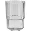 APS 10568 - Bicchiere in plastica Tritan di alta qualità da 0,4 litri, senza BPA, impilabile, infrangibile, riutilizzabile, lavabile in lavastoviglie, 400 ml, grigio french