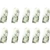 CARALL 10 Pezzi Lampadine Alogene T10 W2W 12V 2W, Ricambi Lampade 12V Per Auto e Moto