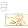 ARKRAFT bigliettini per bomboniere confezione da 40 per nascina bambina (Nascita N3)