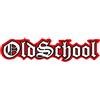 easydruck24de younikat Adesivo Oldschool nero rosso 10x2 cm - kfz033 | Sticker resistente alle intemperie per auto, bici, moto e laptop